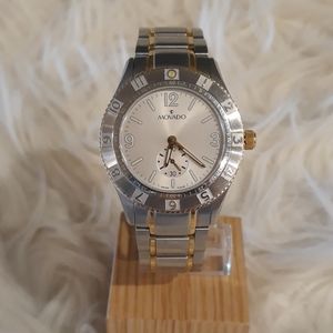 Movado 2 tone watch